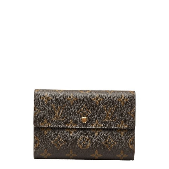 Authentic Louis Vuitton Monogram Porte Tresor Etui Papier Wallet - Picture 1 of 12